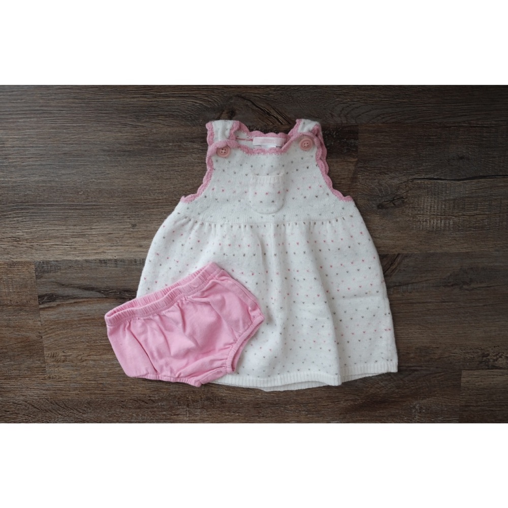 Janie and Jack, baby girl dress and bloomers